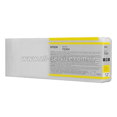 Картридж Epson StPro 7900/ 9900 yellow, 700 мл (C13T636400) Картридж Epson StPro 7900/ 9900 yellow, 700 мл (C13T636400)