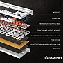  GamePro MK180W Hot-Swap Red Swich RGB USB UA White (MK180W)