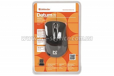  DEFENDER Datum MM-075 Wireless black (52075)