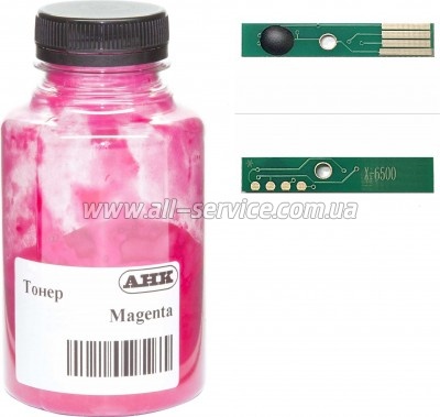 Тонер + чип АНК Xerox Phaser 6600 бутль 120г Magenta (3202902) Тонер + чип АНК Xerox Phaser 6600 бутль 120г Magenta (3202902)
