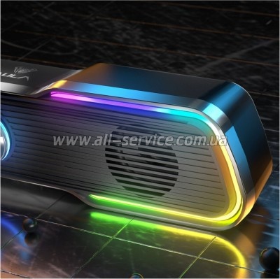   Aula N-169B Led USB Black (6948391265056)