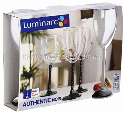 ����� ������� LUMINARC AUTHENTIC BLACK (H5656)