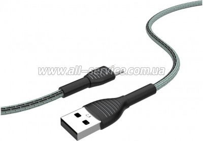 ���� ������ USB 2.0 AM to Micro 5P 1.0m ColorWay (CW-CBUM041-GR)