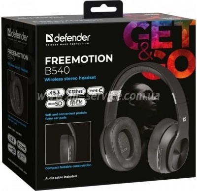 �������� Defender FreeMotion B540 Bluetooth Black (63540)