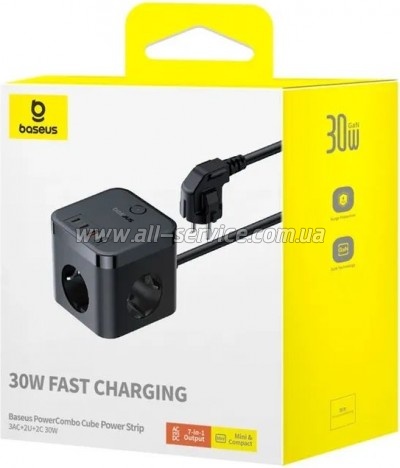 ������� ������ Baseus PowerCombo Cube Power Strip (E00066400117-00)