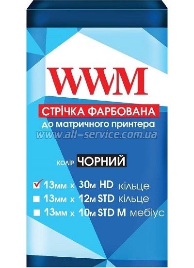 ����� WWM 13�� � 30� (12,7�� x 30�) HD ������ Black (M13.30H)