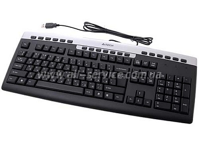 Клавиатура A4Tech KR-86 silver-black PS/2 Клавиатура A4Tech KR-86 silver-black PS/2