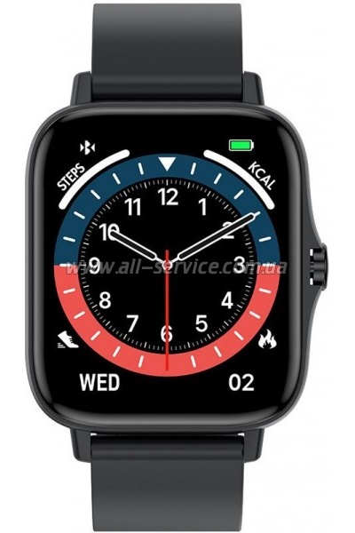 - Gelius Pro GP-SW004 (AMAZWATCH GT2) Bluetooth Call (IPX7) Black (GP-SW004 Black)