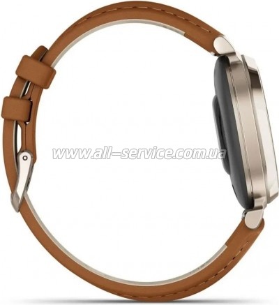 �����-���� Garmin Lily 2 Classic, Cream Gold/Tan (010-02839-02)