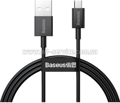 ���� ������ USB 2.0 AM to Micro 5P 2.0m Superior Fast Charging 2A black Baseus (CAMYS-A01)