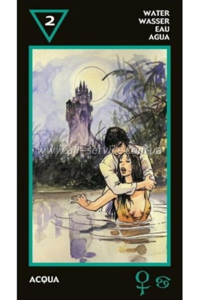 ����� ���� Scarabeo ���� �������� ���� ������ (Erotic Tarot of Manara) (EX186MU)