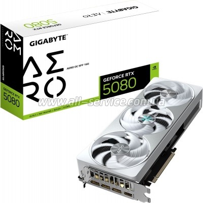  GIGABYTE GeForce RTX5080 16GB AERO OC SFF (GV-N5080AERO OC-16GD)
