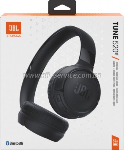  JBL Tune 520BT Black (JBLT520BTBLKEU)