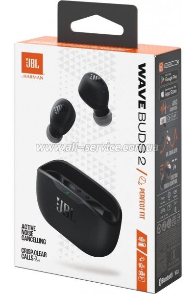 �������� JBL Wave Buds 2 Black (JBLWBUDS2BLK)