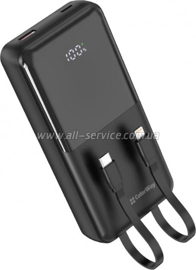 ������� ������������� ColorWay 20000mAh DigiPower PD 22.5W Black (CW-PB200LP01BK)