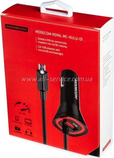 �������� ������� Modecom USB 2.4A + cable Micro USB Royal KULU-01 (ZT-MC-KULU-01)