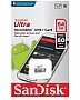   SanDisk 64GB microSDHC C10 UHS-I R100MB/s Ultra (SDSQUNR-064G-GN3MN)