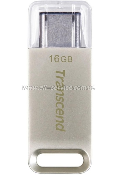  TRANSCEND JetFlash 850 16GB, Type-C, USB 3.1/3.0 Silver (TS16GJF850S)