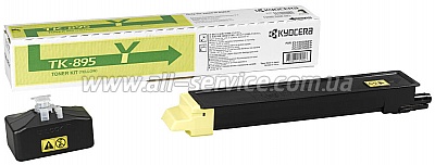 - TK-895Y Kyocera Mita FS-C8020MFP/ C8025MFP/ FS-C8520MFP/ C8525MFP yellow (1T02K0ANL0)