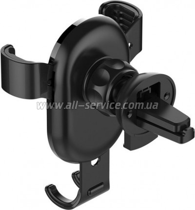   ColorWay Metallic Gravity Holder Black (CW-CHG01-BK)