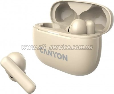 �������� Canyon TWS-10 OnGo ANC ENC Beige (CNS-TWS10BG)