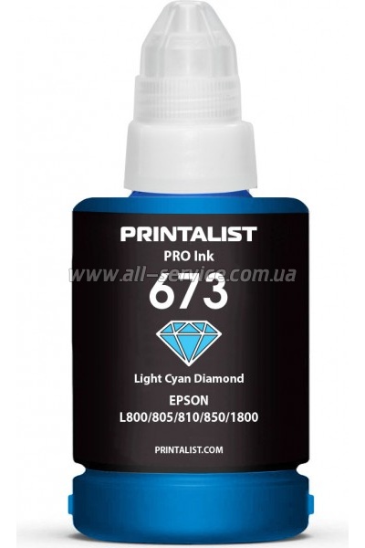  PRINTALIST 673 Epson L800 140 Light Cyan (PL673LC)