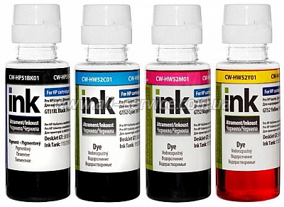   ColorWay HP Ink Tank 115/ 315/ 415 4100 BK/ / M/ Y (CW-HP51/HW52SET01)