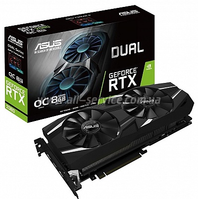  ASUS GeForce RTX 2080 8GB GDDR6 DUAL OC (DUAL-RTX2080-O8G)