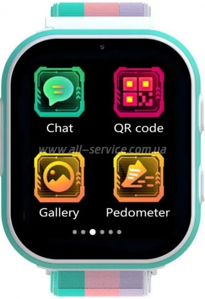 - Gelius Pro GP-PK008 (Rainbow) White Kids smart watch with GPS/4G (Pro GP-PK008 (Rainbow) White)