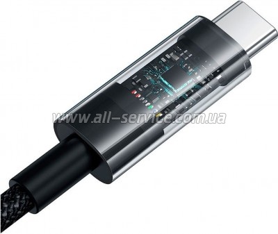 ���� ������ USB-C to USB-C 2.0m 100W black Baseus (P10373000111-01)