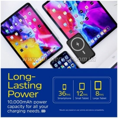 ������� ������������� Energizer Magnetic 10000mAh PD 22.5W Black (QM10002PQ)