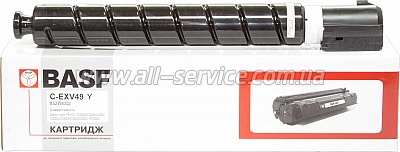 - BASF Canon iR-C3320/ 3325/ 3330  8527B002 Yellow (BASF-KT-EXV49Y)