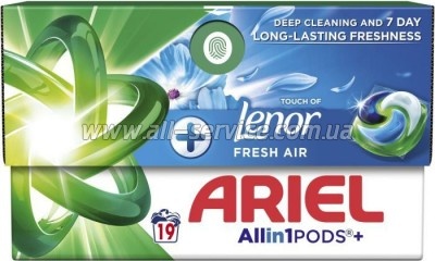    Ariel Pods+ All-in-1 Touch of Lenor    Lenor 19 . (8700216765954)
