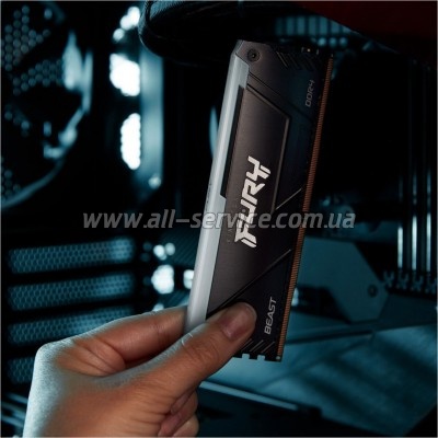 ������ ������ ��� ���������� DDR4 32GB 3200 MHz Beast RGB Kingston Fury (ex.HyperX) (KF432C16BB2A/32)