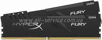  Kingston DDR4 16GBx2 HyperX Fury Black (HX436C18FB4K2/32)