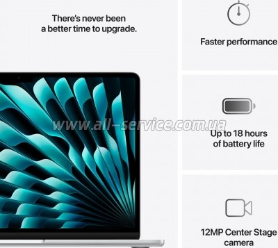  Apple MacBook Air 13 M4 A3240 Silver (MW0W3UA/A)