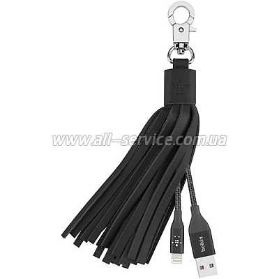  BELKIN USB 2.0 Lightning charge TASSEL Black