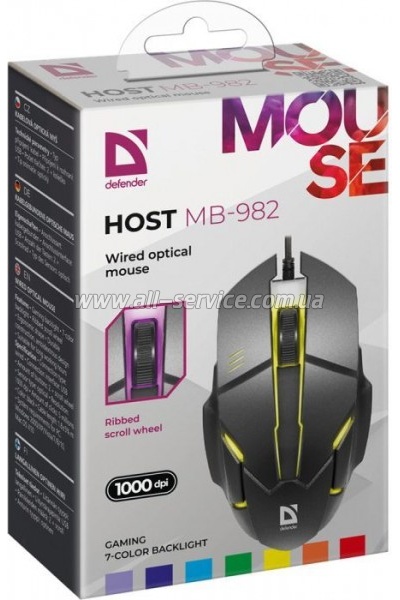  Defender Host MB-982 USB Black (52982)