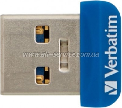  Verbatim Store 'n' Stay Nano 32GB USB 3.0 Blue (98710)