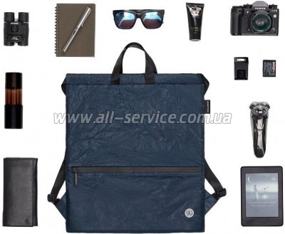   Xiaomi RunMi 90 Points Lightweight Urban Drawstring Backpack Blue (6972125146144)