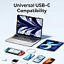 ���� ������ USB-C to USB-C 1.0m 3A black Vention (TRCBF)