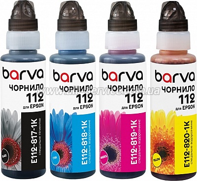 �������� ������ Barva Epson 112 Epson L15150/ L6550/ L11160/ 4x100 ��. OneKey (E112-1K-MP)