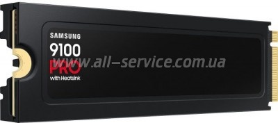  SSD M.2 2280 1TB 9100 PRO Heatsink Samsung (MZ-VAP1T0CW)