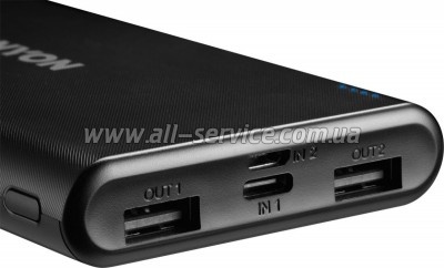 ������� ������������� Canyon PB-106 10000mAh PD 10W black (CNE-CPB1006B)