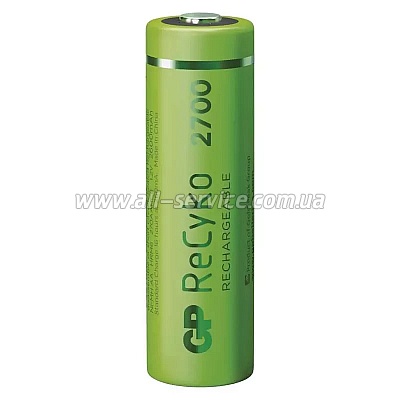  Gp AA R6 ReCyko 2600mAh AA (270HCE-EB2(Recyko) / 4891199186370)