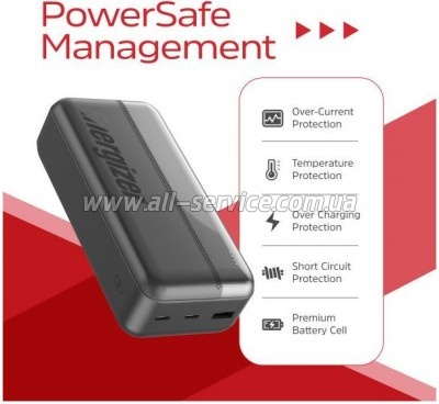 ������� ������������� Energizer 30000mAh PD 15W Black (UE30050CC)