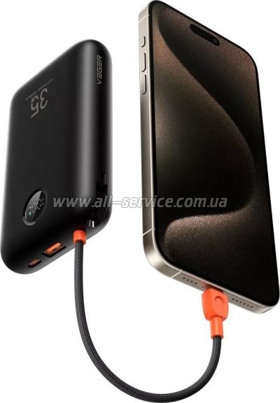 ������� ������������� Veger 30000mAh K3 PD 35W black (6977525750137)