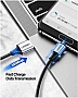 ���� ������ USB 2.0 AM to USB-C 1.5m US288 Aluminum Braid Black Ugreen (60127)