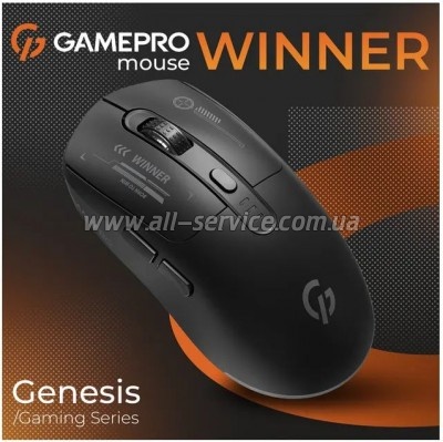 ����� GamePro Genesis Winner Wireless/Bluetooth/USB Black (GM079B)