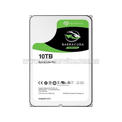  10TB SEAGATE HDD SATA 7200RPM 6GB/S/256MB (ST10000DM0004)